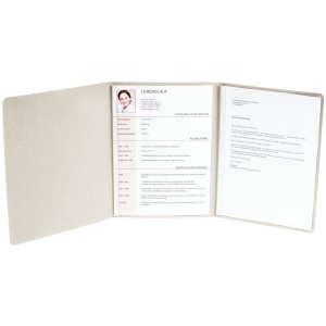 Carpeta de solicitud 3 piezas Manila Lino