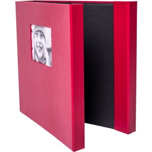HNFD Maxi Álbum de Fotos Lona 100 páginas negro 34,5x33 cm