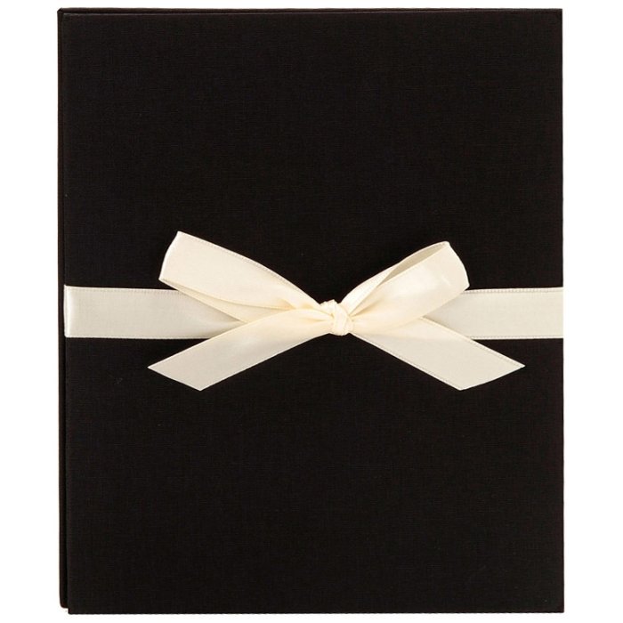 Goldbuch Lino Leporello Carpeta 10 Fotos 13x18 cm negro