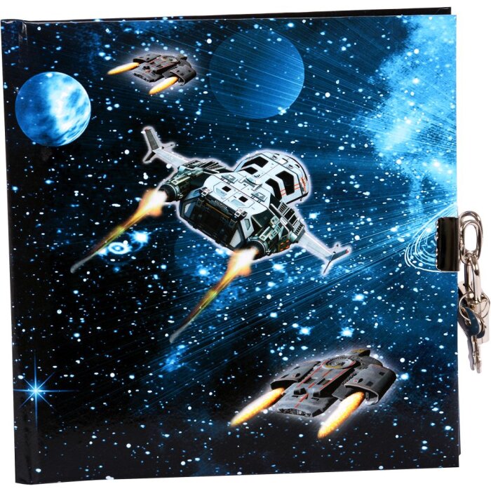 Goldbuch diario nave espacial 16,5x16,5 cm 96 páginas blancas