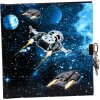 Goldbuch diario nave espacial 16,5x16,5 cm 96 páginas blancas