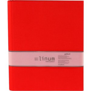 Goldbuch Carpeta de anillas A4 Linum Lino 26x32x4,2 cm