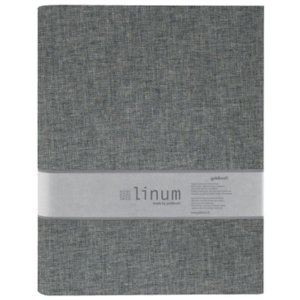 Goldbuch Carpeta de anillas A4 Linum Lino 26x32x4,2 cm