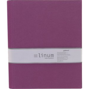 Goldbuch Carpeta de anillas A4 Linum Lino 26x32x4,2 cm