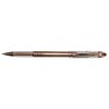 Bolígrafo roller PENTEL Metallic Slicci marrón metalizado 0,4 mm de ancho de trazo
