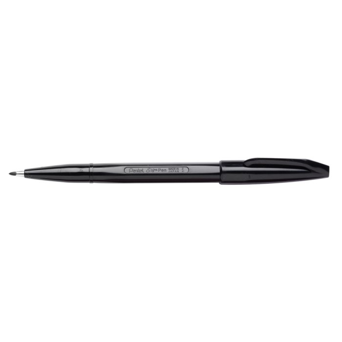 Pentel SIGN PEN rotulador de punta de fibra 0,8 mm negro