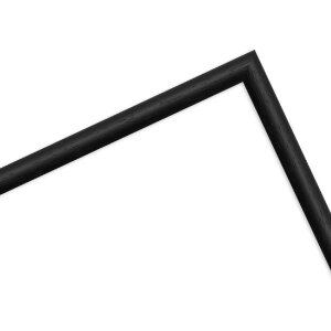 Marco de madera H003 cristal normal 15x15 cm negro