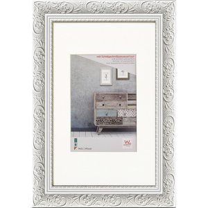 Marco de madera 40x50 cm BAROCK blanco