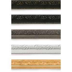 Marco de madera 40x50 cm BAROCK blanco