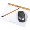 Alfombrilla de ratón Rhodia, 19x23cm, 30 hojas, 80g, cuadriculada - Naranja