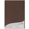 25 hojas de papel Polen, DIN A4, 210 g marrón chocolate