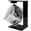 Cubo mágico giratorio Deknudt en soporte negro