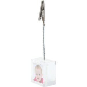 Cubo portafotos con cubo pequeño para 1 foto
