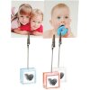 Cubo portafotos con cubo pequeño para 1 foto