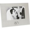 Marco de fotos de metal Manasa 10x15 cm con alianzas de boda