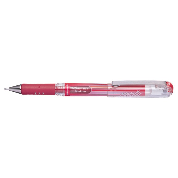 HybridGel Grip DX roller de gel 0,5 mm rojo metálico