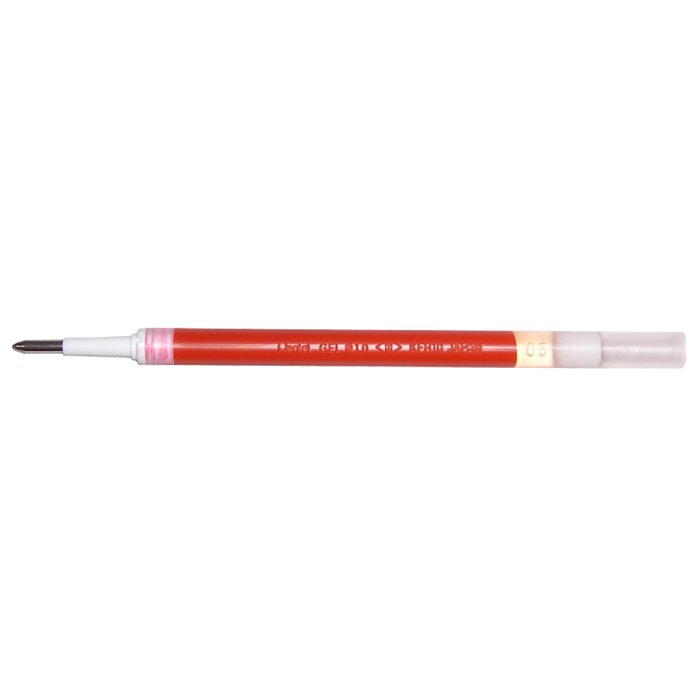 Recambio Pentel rojo para roller de tinta gel 0,5 mm
