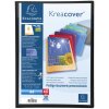 Carpeta expositora PP 500µ con 30 bolsillos Kreacover, para formato DIN A4 - negro