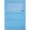 Paquete de 25 carpetas con ventana 120 g 22x31 cm pastel surtido