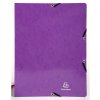 Carpeta de anillas con banda elástica 4 anillas 15mm Iderama - A4 morado Morado