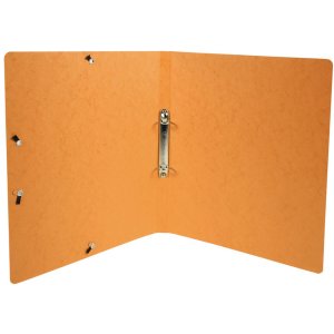 Carpeta de anillas banda elástica 2 anillas lomo 20mm 32x25cm DIN A4 Iderama naranja