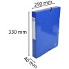 Caja de archivo Iderama 40mm sort Dblue - 1 pieza [47]