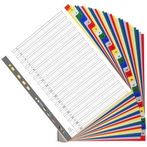 Registro PP coloreado con números impresos 31 unidades