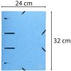 Carpeta Exacompta con 3 Solapas y Elástico A4 Colores Surtidos
