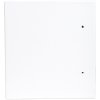 Carpeta de anillas 2 anillas D 60mm 3 bolsillos exteriores A4 Maxi Krea Cover Blanco