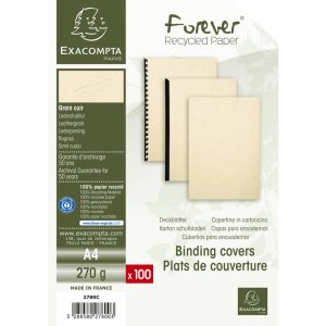 Paquete de 100 - Evercover A4 270g Marfil