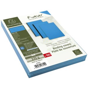 Paquete de 100 - Evercover A4 270g Azul
