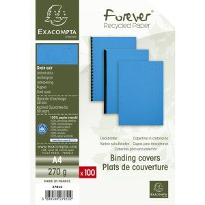 Paquete de 100 - Evercover A4 270g Azul