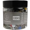 Alfileres de dibujo caja blister 1000 unidades colores surtidos