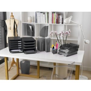 Papelera ECOBIN gris ratón