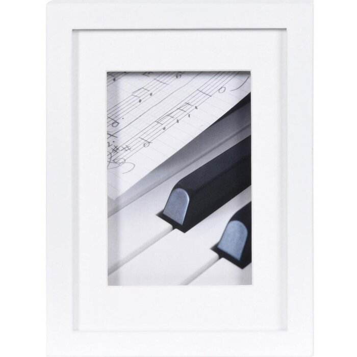 Henzo Piano Marco de madera blanco 13x18 cm