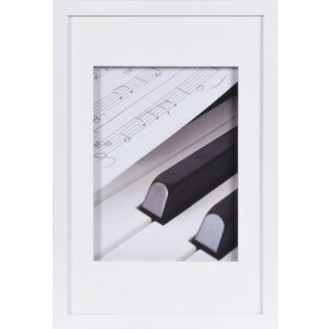 Marco madera PIANO blanco 20x30 cm Efecto 3D