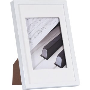 Marco madera PIANO blanco 20x30 cm Efecto 3D
