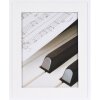 40x50 cm Marco de madera Henzo PIANO blanco