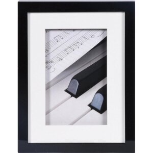 Henzo Piano Marco de madera 15x20 cm Negro