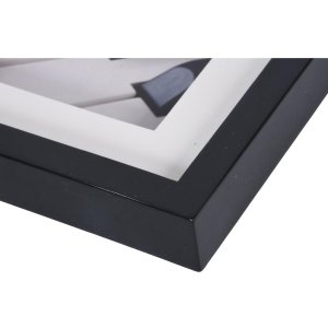 Henzo Piano Marco de madera 15x20 cm Negro