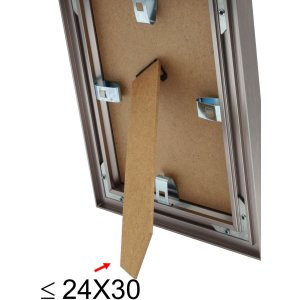 Marco de aluminio S023 bronce 60x80 cm
