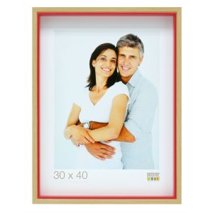 Marco de madera Deknudt S40BH rojo 20x30 cm
