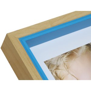 Marco de madera S40BH azul 30x40 cm