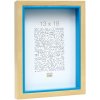 Marco de madera S40BH azul 30x40 cm