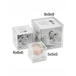 Foto cubo KANNA 9x9 cm acrílico