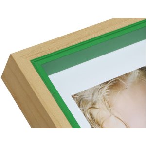 Marco de madera S40BH verde 20x30 cm