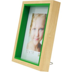 Marco de madera S40BH verde 20x30 cm
