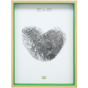 Marco de madera S40BH verde 20x30 cm
