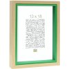 Marco de madera S40BH verde 30x40 cm