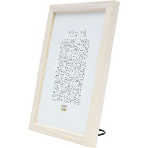 Marco de madera S41J Deknudt 10x15 cm blanco